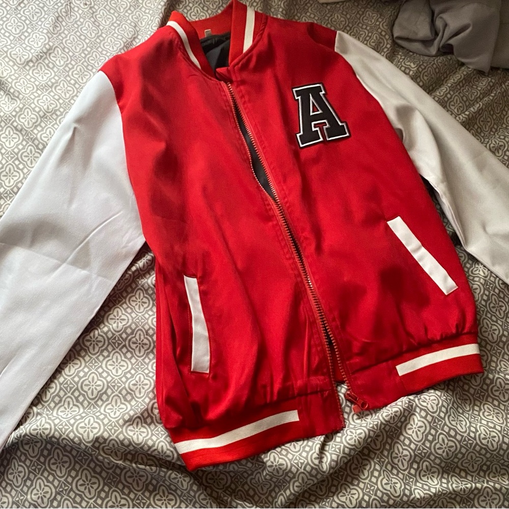 Boys varsity jacket size 10-12 big boy never worn